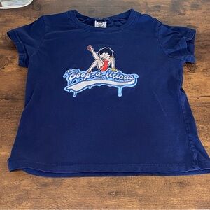 Y2K Betty boop baby tee